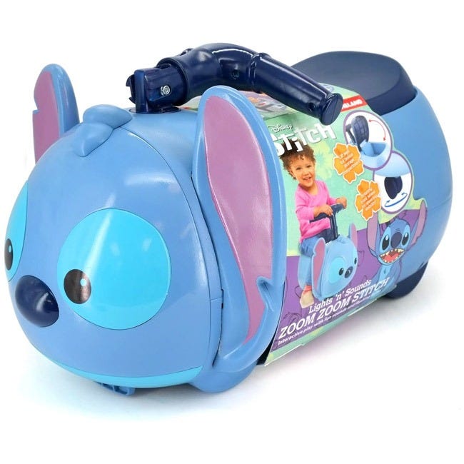 KIDDIELAND LIGHTS N SOUNDS STITCH ZOOM RIDE ON