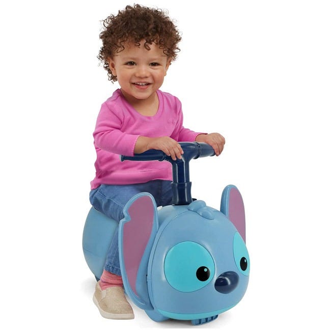 KIDDIELAND LIGHTS N SOUNDS STITCH ZOOM RIDE ON