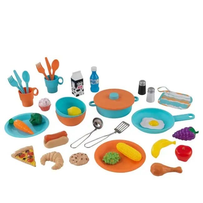 KIDKRAFT ALL TIME PLAY KITCHEN WITH ACCESSORIES