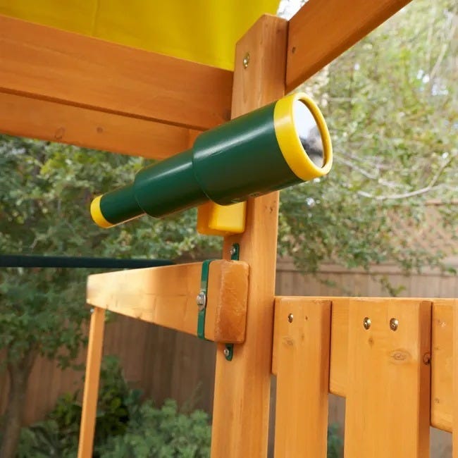 KIDKRAFT BROOKRIDGE WOODEN GYMSET (4.22 X 3.86 X 2.74 M)