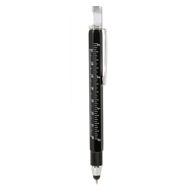 KIKKERLAND WRITING 7-IN-1 GADGET PEN MULTI PURPOSE ASST