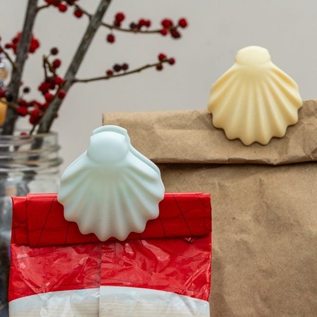 KIKKERLAND SEASHELL BAG CLIPS