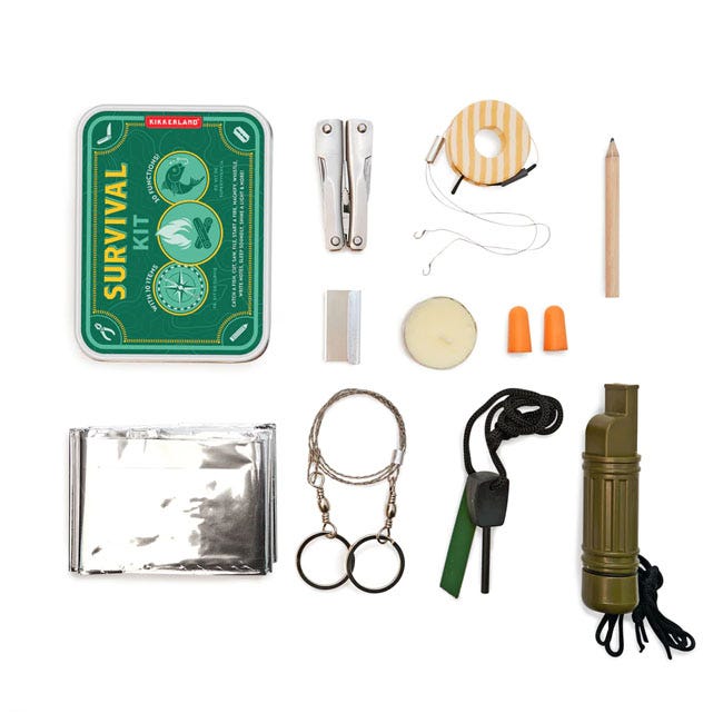 KIKKERLAND SURVIVAL KIT - 10 ITEMS WITH 30 FUNCTIONS