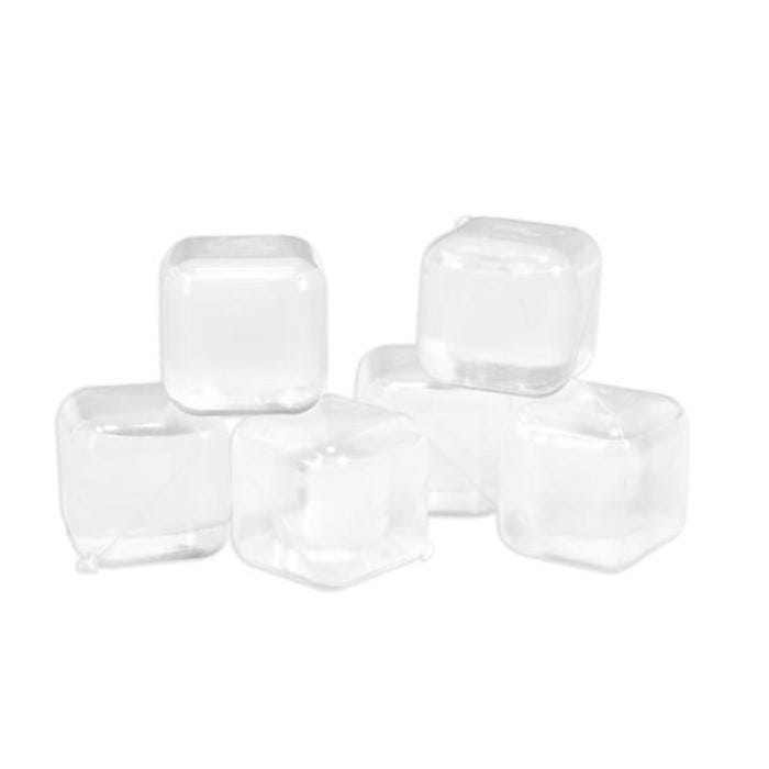 KIKKERLAND CLEAR REUSABLE ICE CUBES S/30