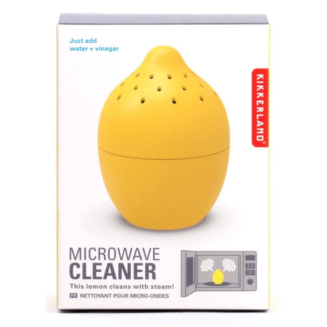 KIKKERLAND LEMON MICROWAVE CLEANER