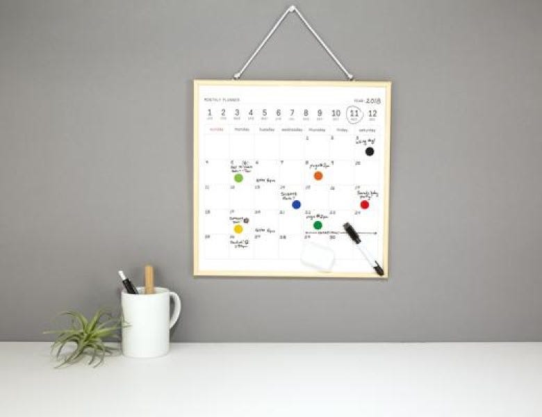 KIKKERLAND WHITE BOARD CALENDAR