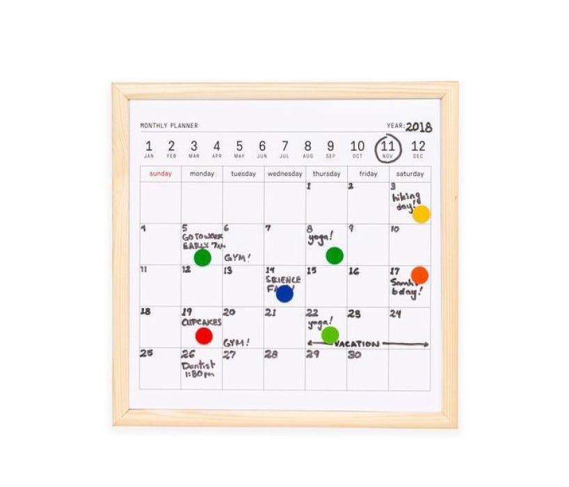 KIKKERLAND WHITE BOARD CALENDAR