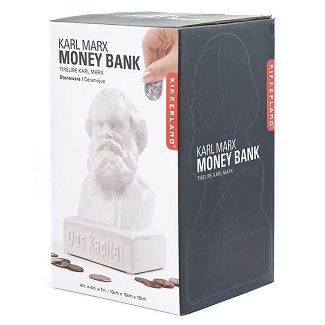 KIKKERLAND COIN BANK DAS KAPITAL
