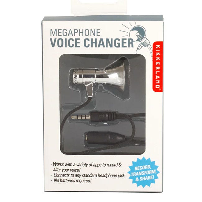 KIKKERLAND MEGAPHONE VOICE CHANGER