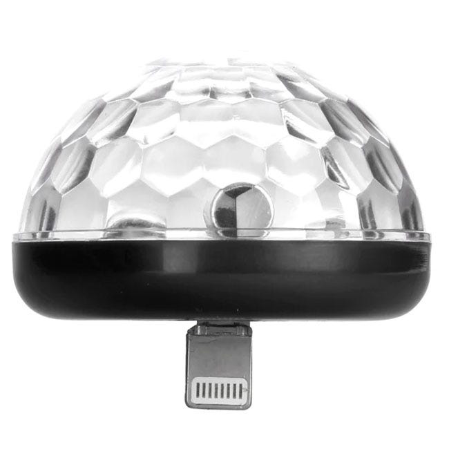 KIKKERLAND IPHONE DISCO LIGHT BLACK