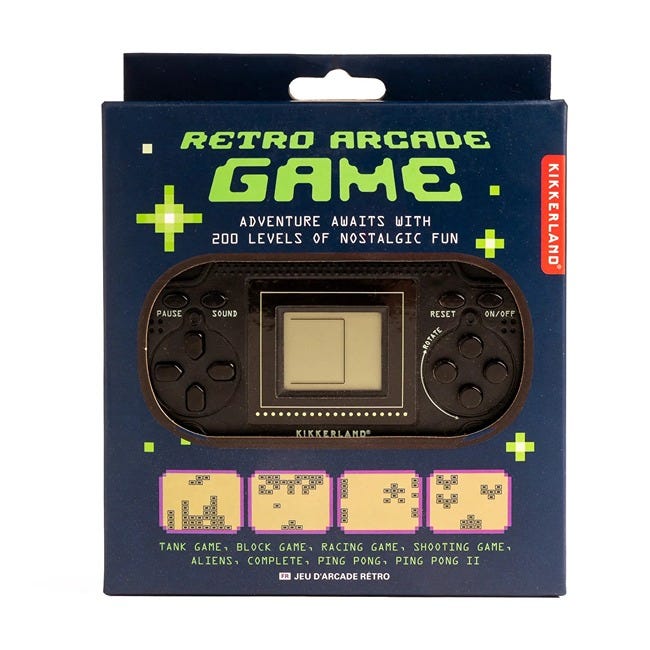 KIKKERLAND RETRO ARCADE GAME BLACK