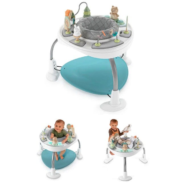 BRIGHT STARTS INGENUITY SPRING AND SPROUT 2-IN-1 BABY ACTIVI