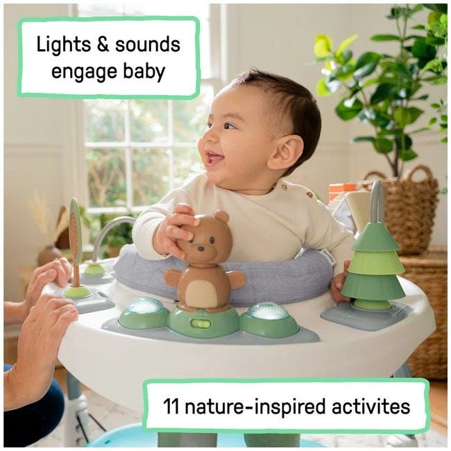 BRIGHT STARTS INGENUITY SPRING AND SPROUT 2-IN-1 BABY ACTIVI