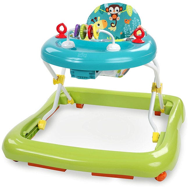 BRIGHT STARTS GIGGLING SAFARI FOLDABLE WALKER