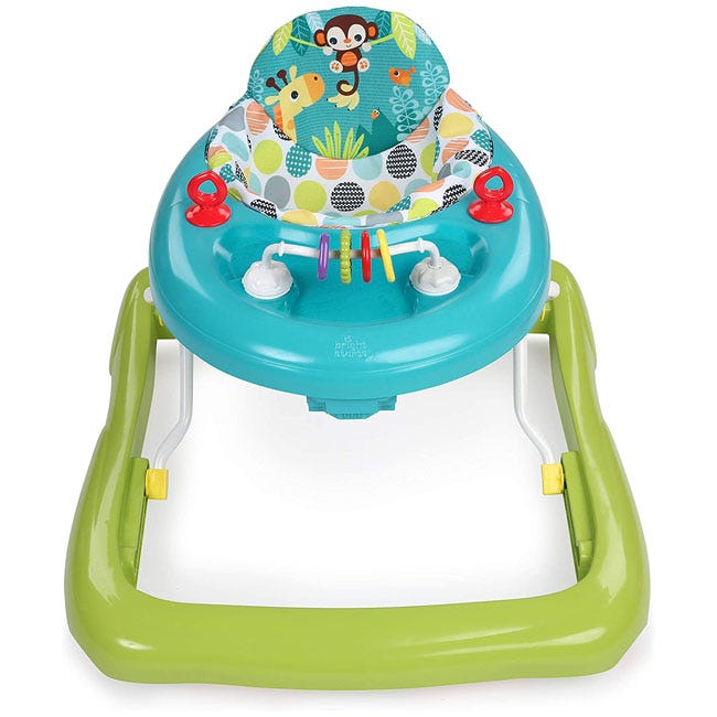 BRIGHT STARTS GIGGLING SAFARI FOLDABLE WALKER