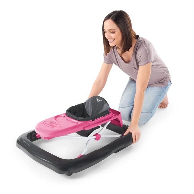 BRIGHT STARTS FORD MUSTANG 4 IN 1 PINK BABY ACTIVITY CENTER
