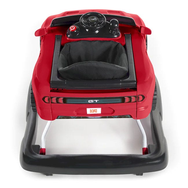 BRIGHT STARTS FORD MUSTANG 4IN1 ACTIVITY PUSH WALKER RED