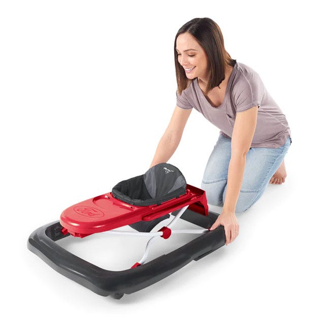 BRIGHT STARTS FORD MUSTANG 4IN1 ACTIVITY PUSH WALKER RED