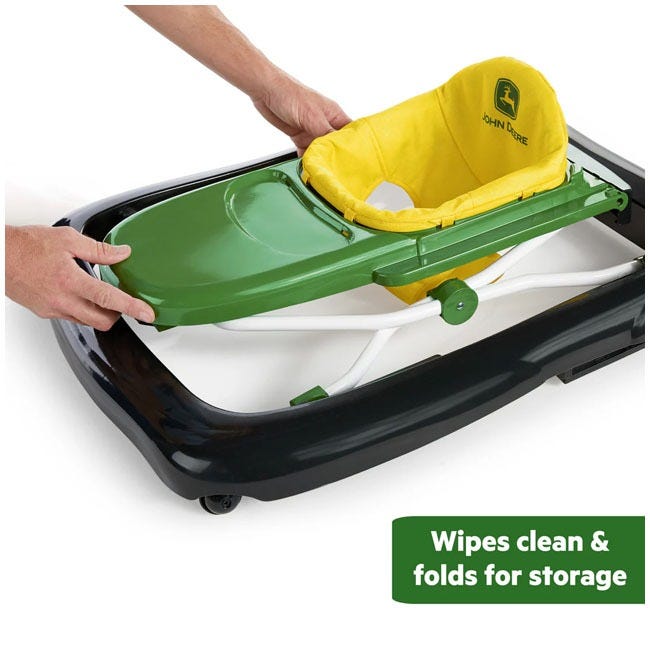 BRIGHT STARTS JOHN DEERE 4 IN 1 GATOR GREEN BABY ACTIVITY CE