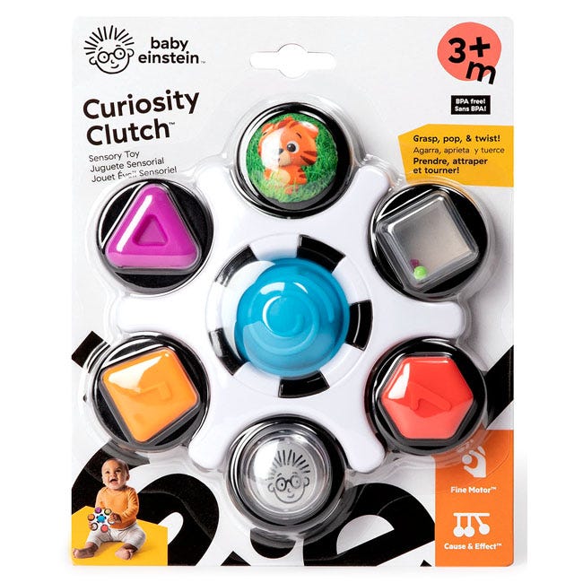 BABY EINSTEIN CURIOSITY CLUTCH SENSORY TOY