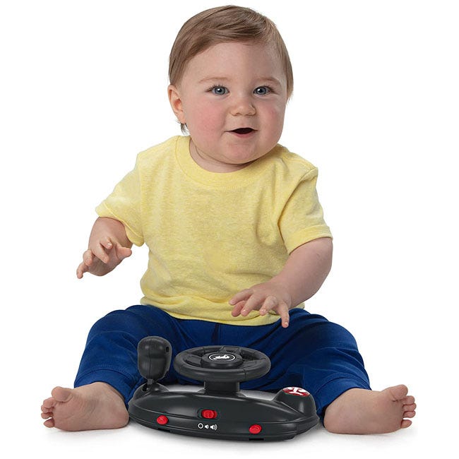 BRIGHT STARTS FORD BRONCO 4IN1 ACTIVITY PUSH WALKER RED