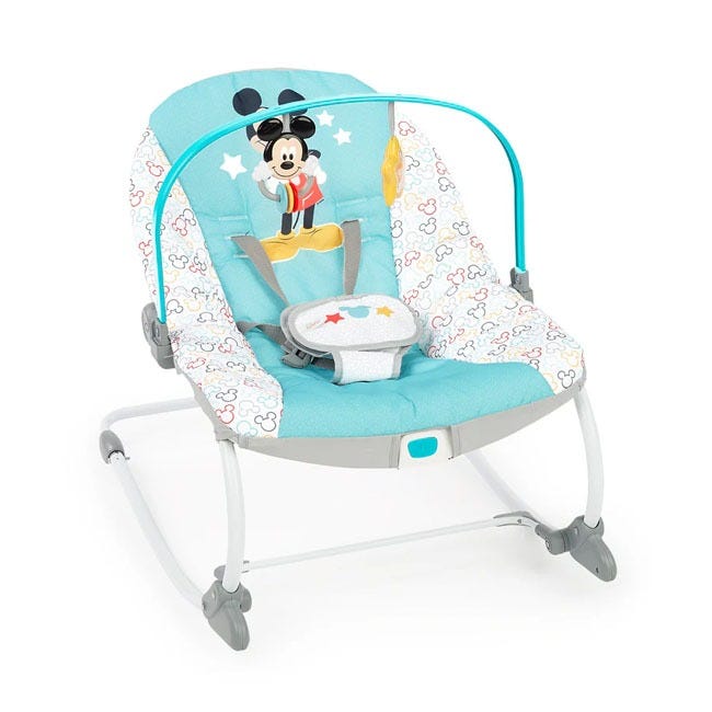 BRIGHT STARTS DISNEY BABY MICKEY MOUSE ORIGINAL BESTIE 2IN1