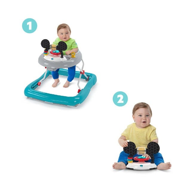 BRIGHT STARTS DISNEY BABY MICKEY MOUSE ORIGINAL BESTIE 2IN1