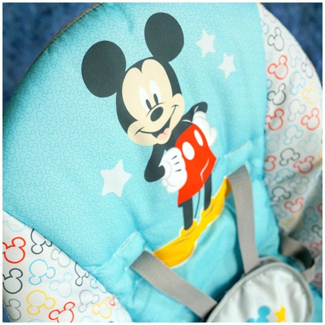 BRIGHT STARTS DISNEY BABY MICKEY MOUSE ORIGINAL BESTIE 2IN1