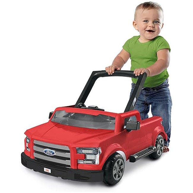 BRIGHT STARTS FORD F-150 4IN1 RED PUSH WALKER