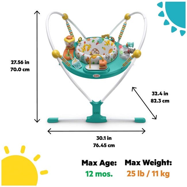 BRIGHT STARTS COOKING UP FUN BABY ACTIVITY JUMPER