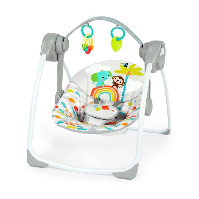 BRIGHT STARTS PLAYFUL PARADISE PORTABLE ROCKER