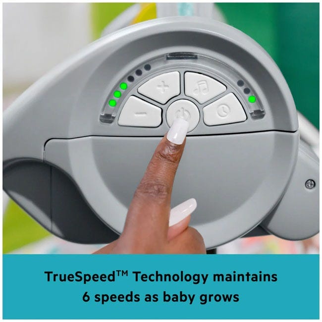 BRIGHT STARTS PLAYFUL PARADISE PORTABLE ROCKER