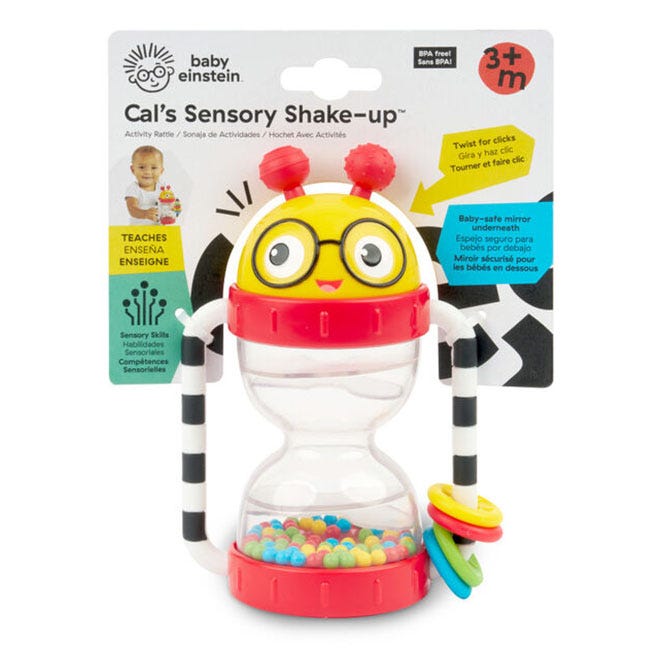 BABY EINSTEIN CALS SENSORY SHAKE UP ACTIVITY RATTLE