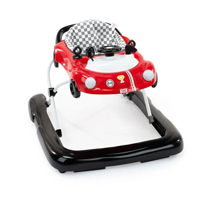 BRIGHT STARTS LITTLE SPEEDSTER 3-IN-1 CAR WALKER RED RACER