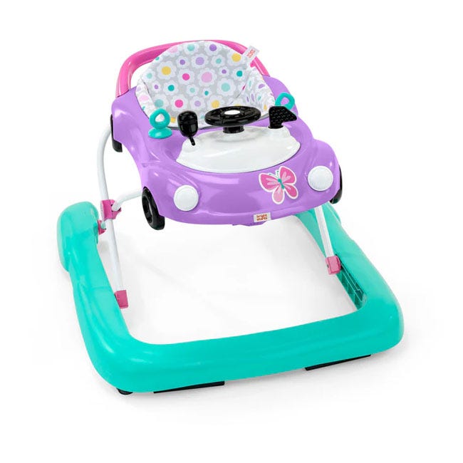 BRIGHT STARTS LITTLE SPEEDSTAR 3-IN-1 CAR WALKER PURPLE RACE