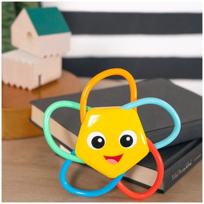 BABY EINSTEIN SOOTHING STAR TEETHER AND RATTLE TOY