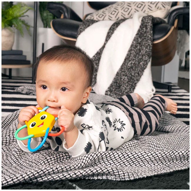 BABY EINSTEIN SOOTHING STAR TEETHER AND RATTLE TOY