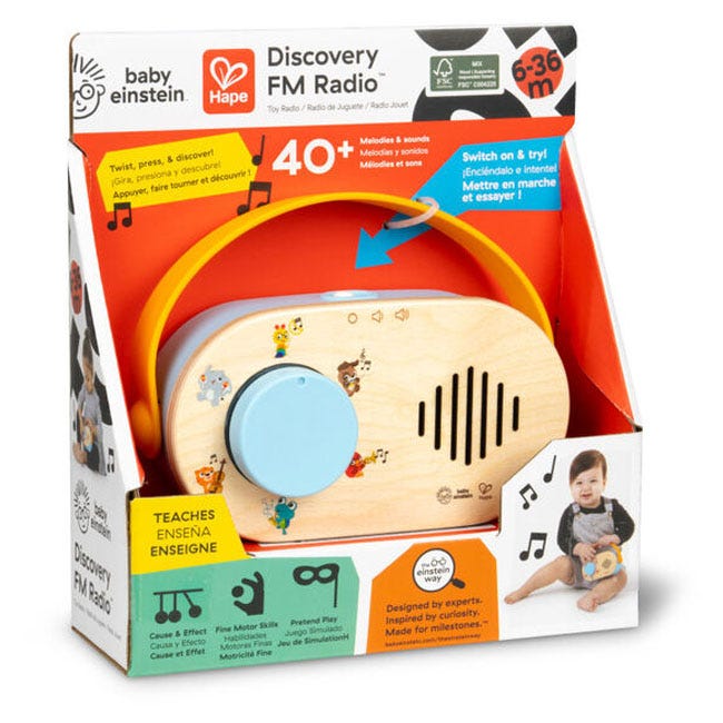 BABY EINSTEIN BY HAPE DISCOVERY RADIO TOY