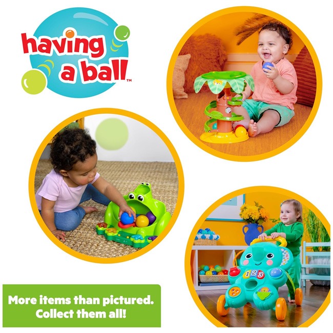 BRIGHT STARTS POPPIN' BALL FROG BALL PLAY TOY