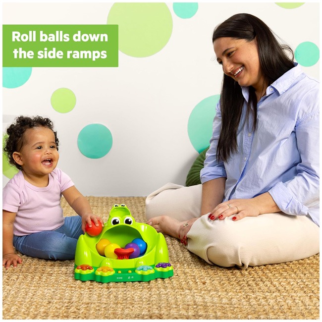 BRIGHT STARTS POPPIN' BALL FROG BALL PLAY TOY