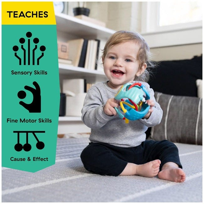 BABY EINSTEIN RATTLE AND SENSE SENSORY BALL