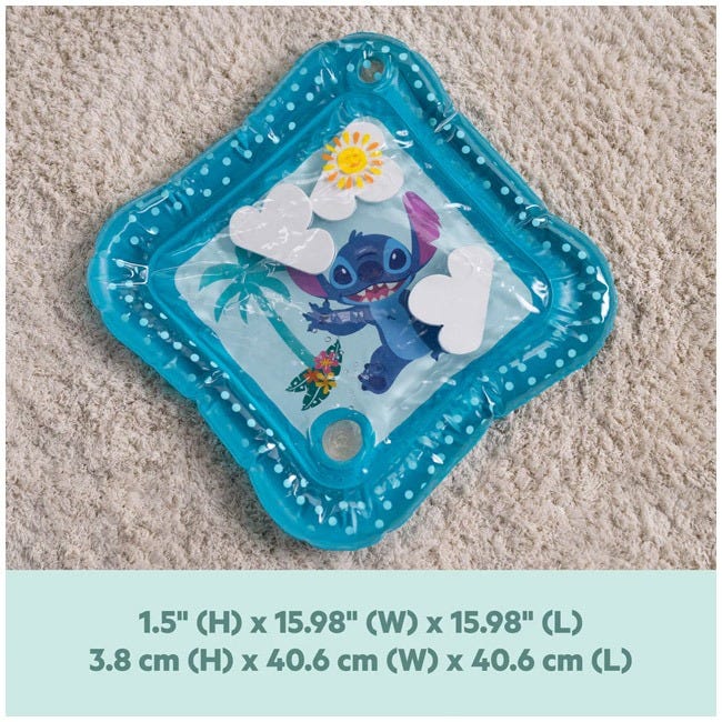 BRIGHT STARTS STITCH MAKING WAVES TUMMY TIME WATER MAT