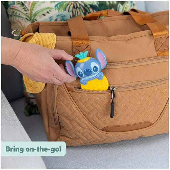 BRIGHT STARTS STITCH TROPICAL TEETHE RATTLE AND TEETHER TOY