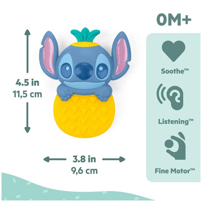 BRIGHT STARTS STITCH TROPICAL TEETHE RATTLE AND TEETHER TOY
