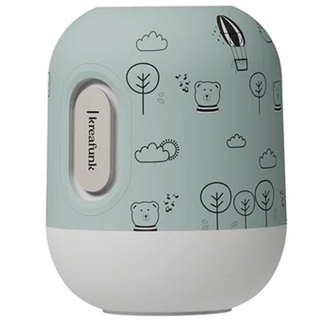 KREAFUNK GLOWIE KIDS BLUETOOTH SPEAKER DUSTY GREEN