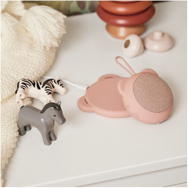 KREAFUNK PADDY KIDS WIRELESS QI CHARGER 15W DUSTY ROSE