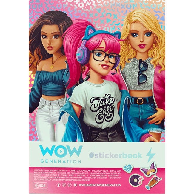 WOW GENERATION HOLOGRAPHIC STICKER BOOK