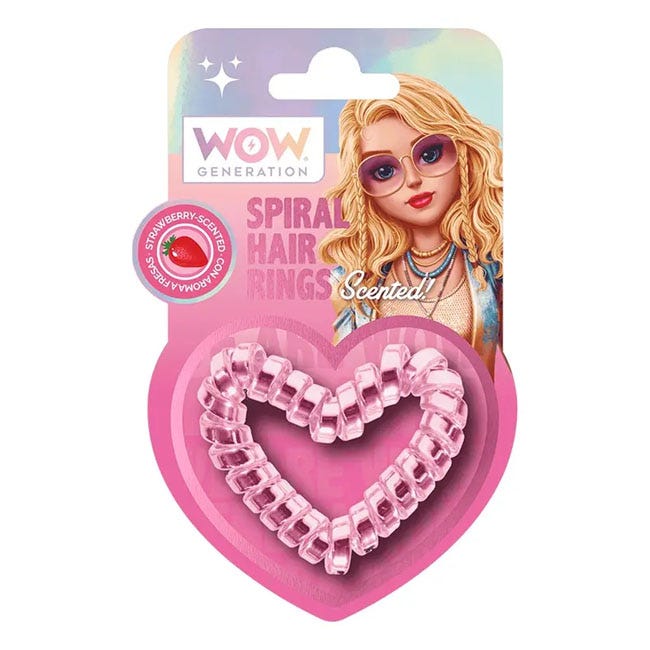 WOW GENERATION SHAPED AND SCENTED HAIR ELASTICS
