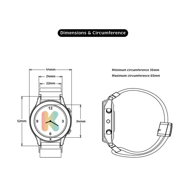 KIDYWOLF K-WATCH INTERACTIVE WATCH BLUE