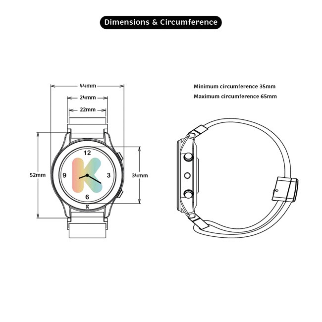 KIDYWOLF K-WATCH INTERACTIVE WATCH GREEN